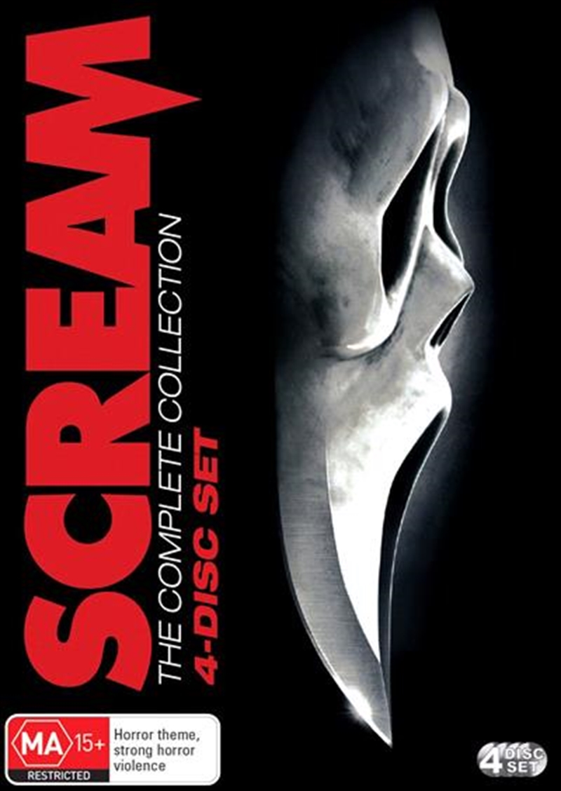 Scream / Scream 2 / Scream 3 / Scream 4  4 Movie Franchise Pack/Product Detail/Horror