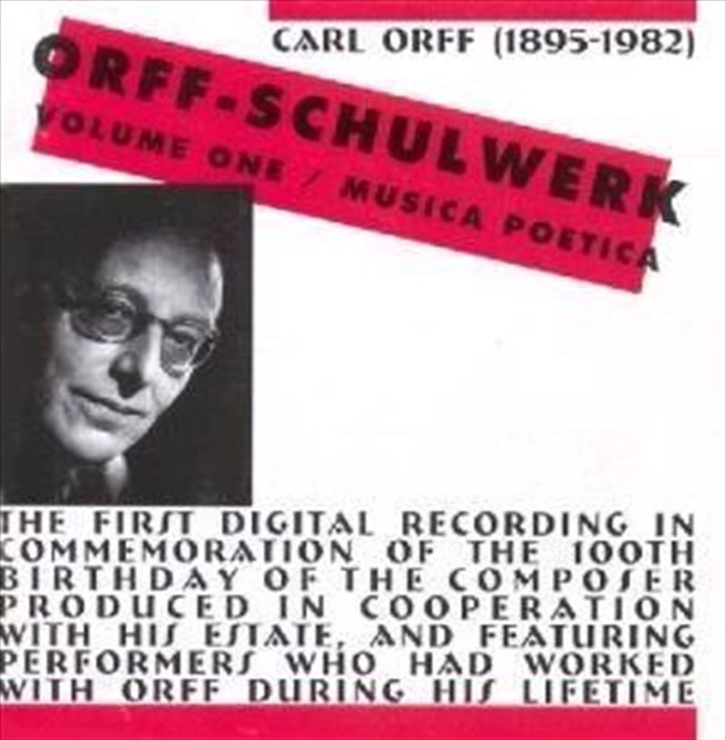 Orff  Schulwerk Vol 1: Musica/Product Detail/Pop