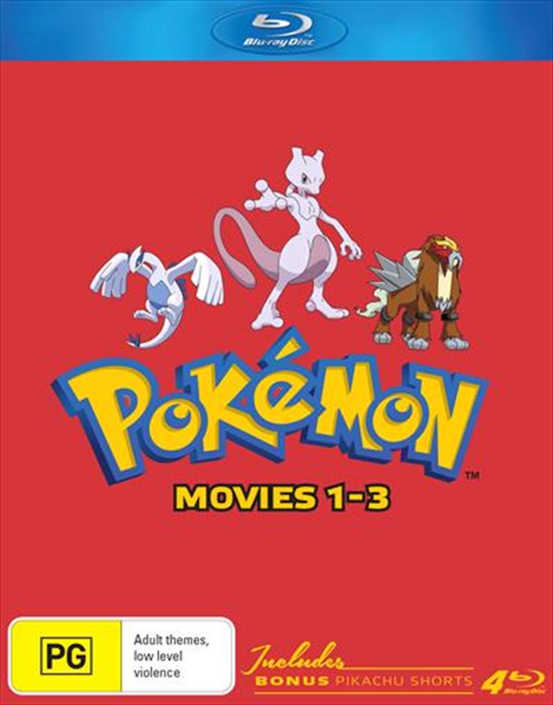 Pokemon - Movie 1-3 | Collector's Edition | Blu-ray