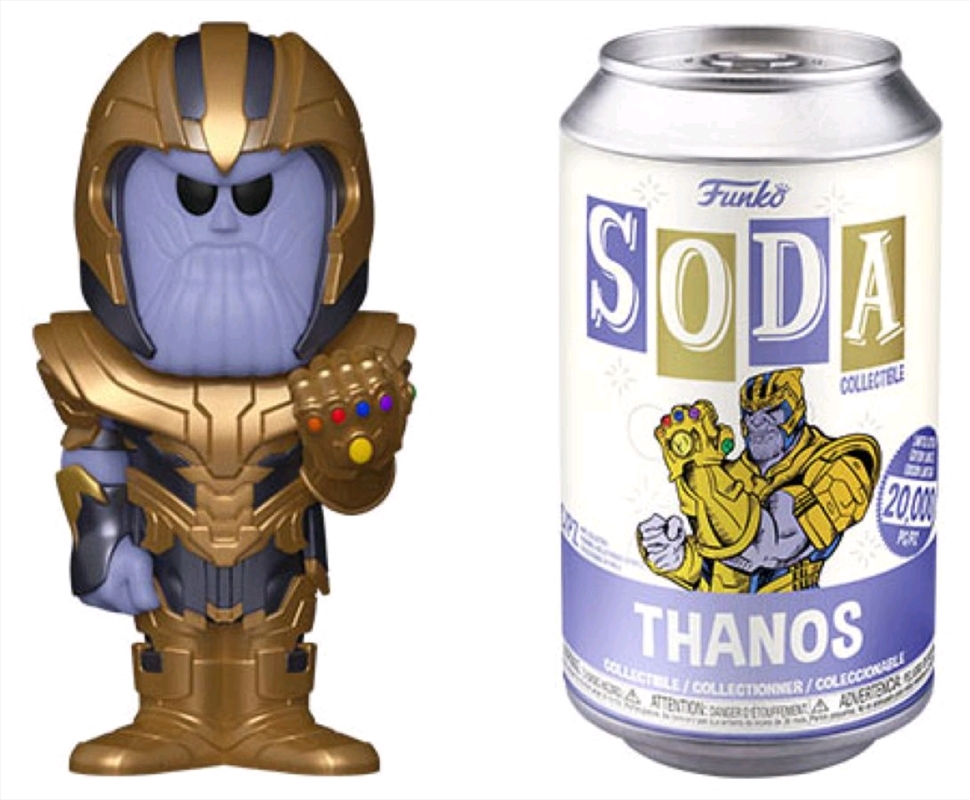 Marvel - Thanos Vinyl Soda | Pop Vinyl