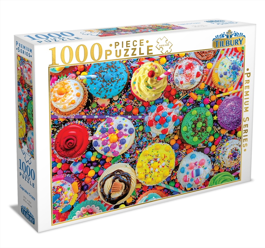 Cupcake Craze 1000 Piece Puzzle/Product Detail/Art and Icons