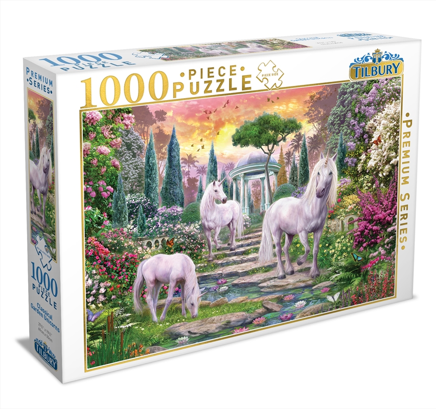 Classical Garden Unicorns 1000 Piece Puzzle/Product Detail/Nature and Animals