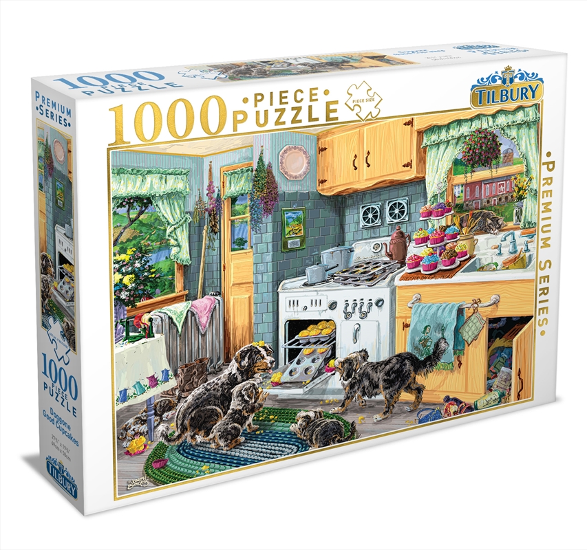 Doggone Good Cupcakes 1000 Piece Puzzle/Product Detail/Art and Icons