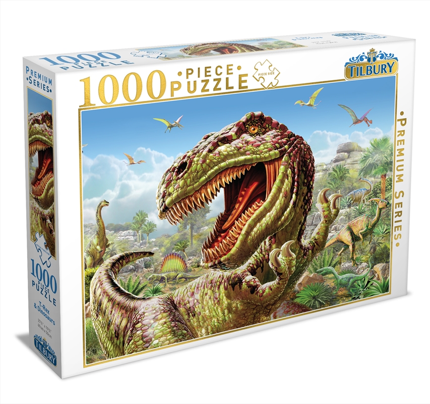 T Rex And Dinosaurs 1000 Piece Puzzle/Product Detail/Nature and Animals