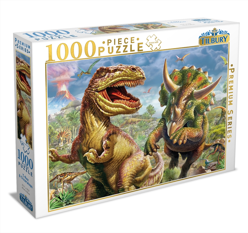 T Rex And Triceratops 1000 Piece Puzzle/Product Detail/Nature and Animals