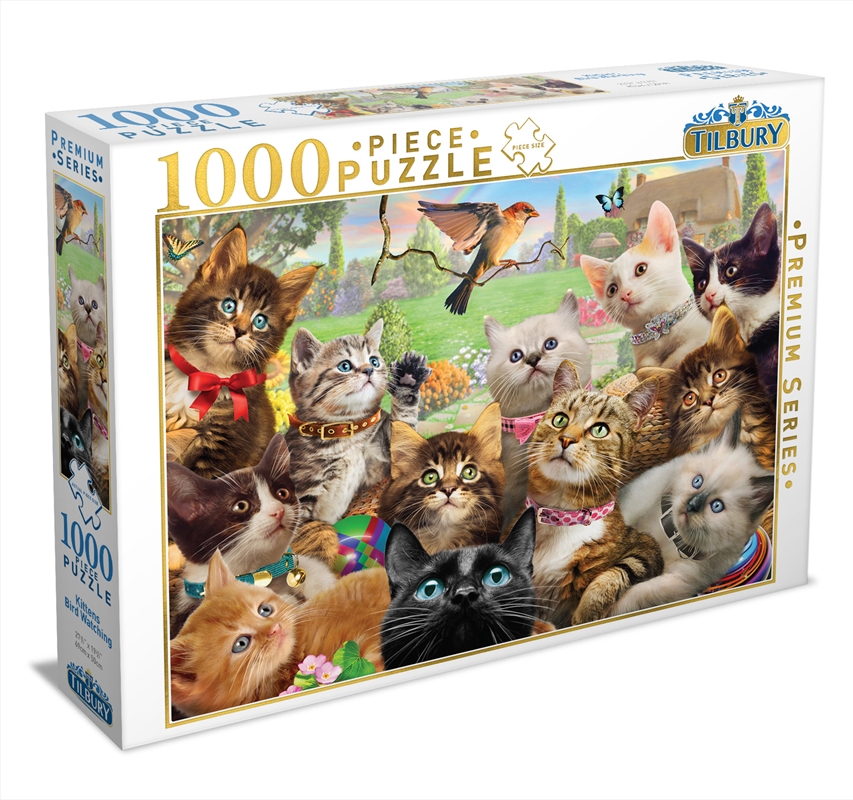 Kittens Bird Watching 1000 Piece Puzzle/Product Detail/Nature and Animals
