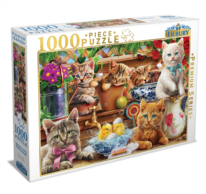 Kittens In Potting Shed 1000 Piece Puzzle/Product Detail/Nature and Animals