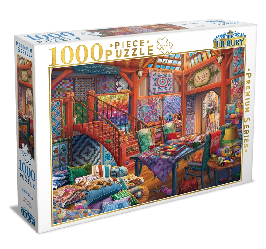 Quilt Shop 1000 Piece Puzzle/Product Detail/Art and Icons