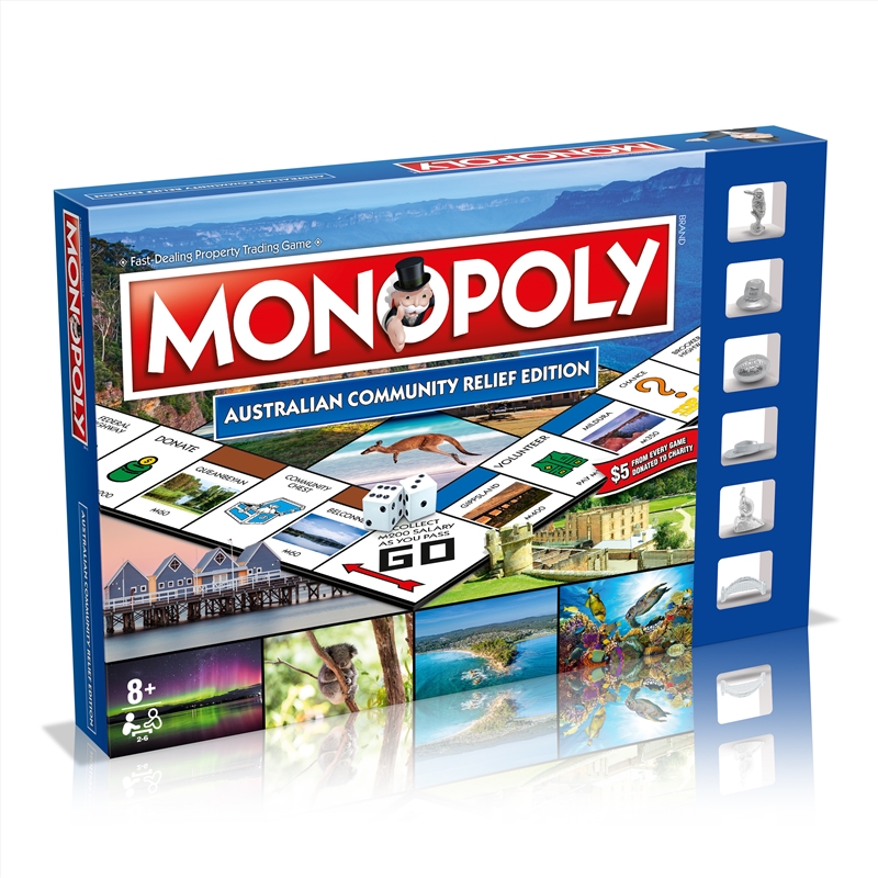 Monopoly - Australian Community Relief/Product Detail/Board Games
