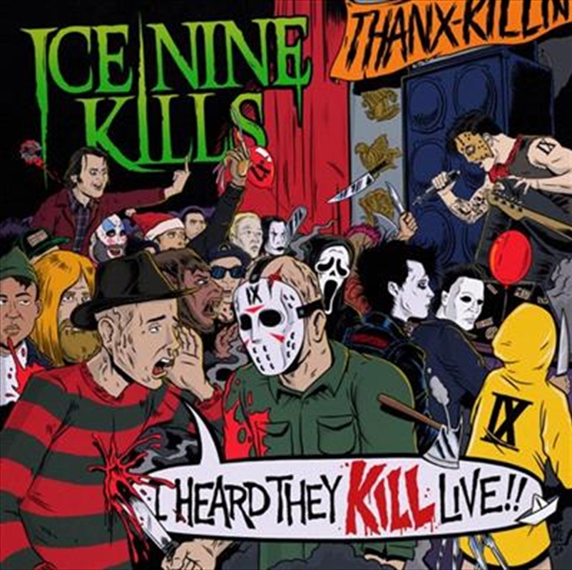 I Heard They Kill Live - Green Splatter Coloured Vinyl/Product Detail/Rock
