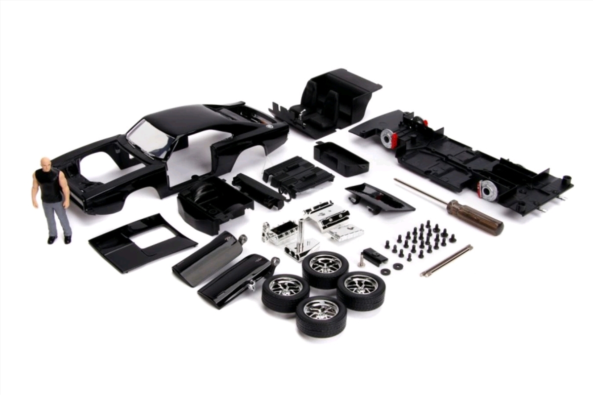Fast and Furious - Dom's Dodge Charger with Dom 1:24 Scale Diecast Model Kit/Product Detail/Replicas