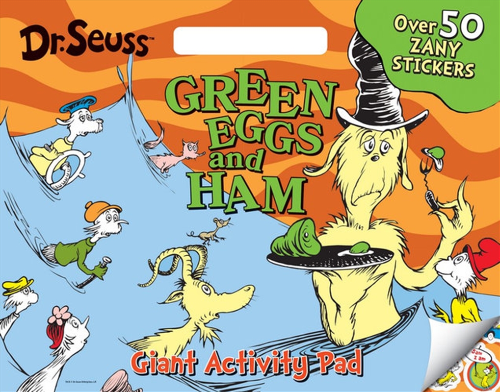 Dr Seuss Green Eggs and Ham Giant Activity Pad/Product Detail/Arts & Crafts Supplies
