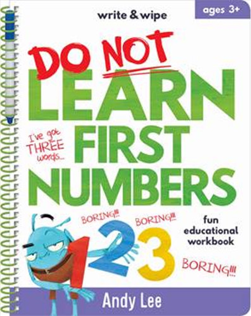 Write & Wipe - Do Not Learn First Numbers/Product Detail/Childrens