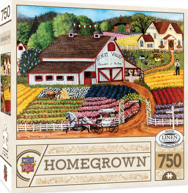 Masterpieces Puzzle Homegrown Fresh Flowers Puzzle 750 Pieces/Product Detail/Art and Icons