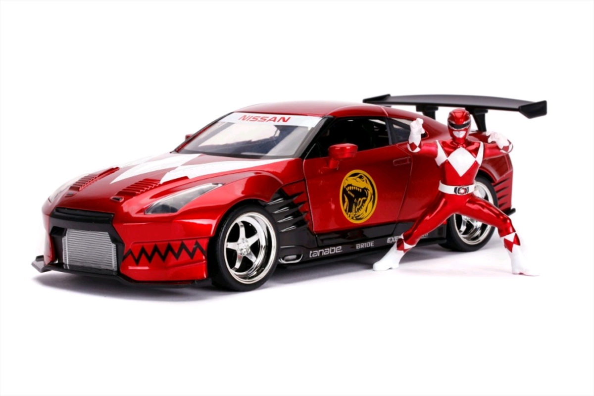 Power Rangers - '09 Nissan GT-R Red 1:24 Scale Hollywood Ride/Product Detail/Replicas