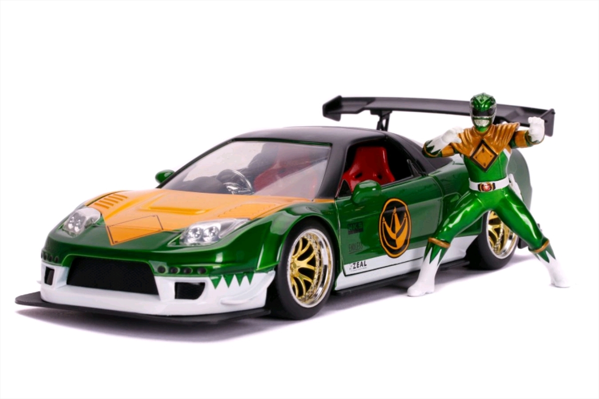 Power Rangers - '02 Honda NSX Green 1:24 Scale Hollywood Ride/Product Detail/Replicas