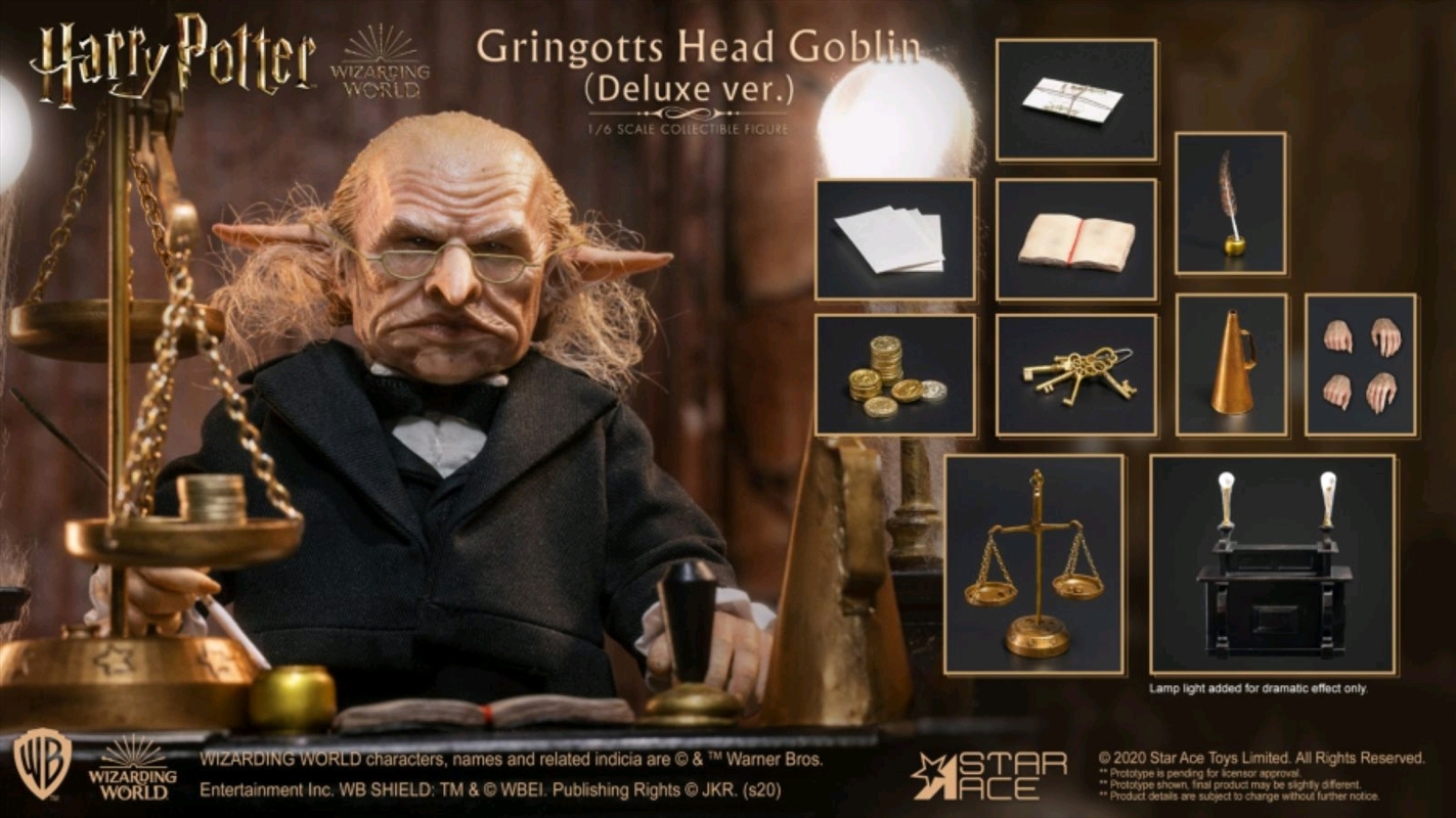 Harry Potter - Gringott's Head Goblin Deluxe Action Figure | Merchandise