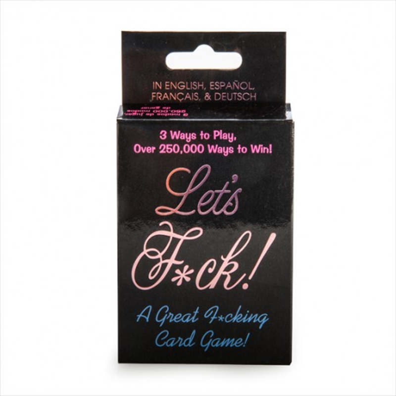 Let's F*ck! Card Game/Product Detail/Adult Games