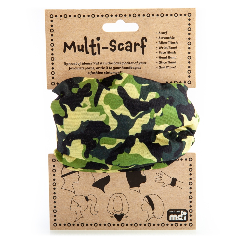 Camo Multi-Scarf/Product Detail/Beanies & Headwear