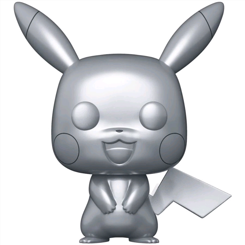 Pokemon - Pikachu Silver Metallic 25th Anniversary Pop! Vinyl [RS]/Product Detail/TV