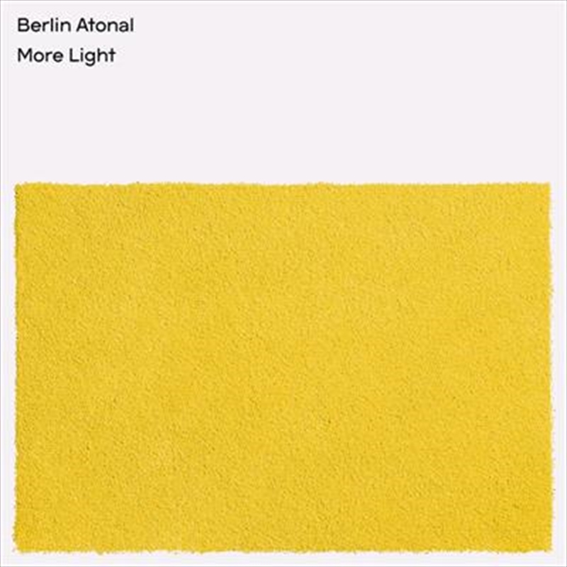 Berlin Atonal - More Light/Product Detail/Pop