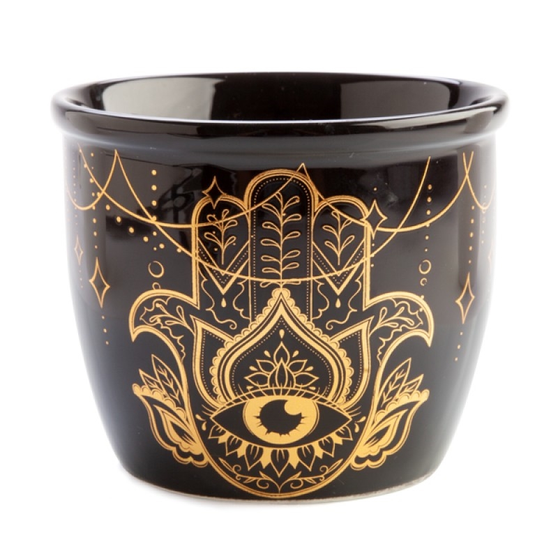 Wild Scents Hamsa Ceramic Smudge Bowl/Product Detail/Burners and Incense