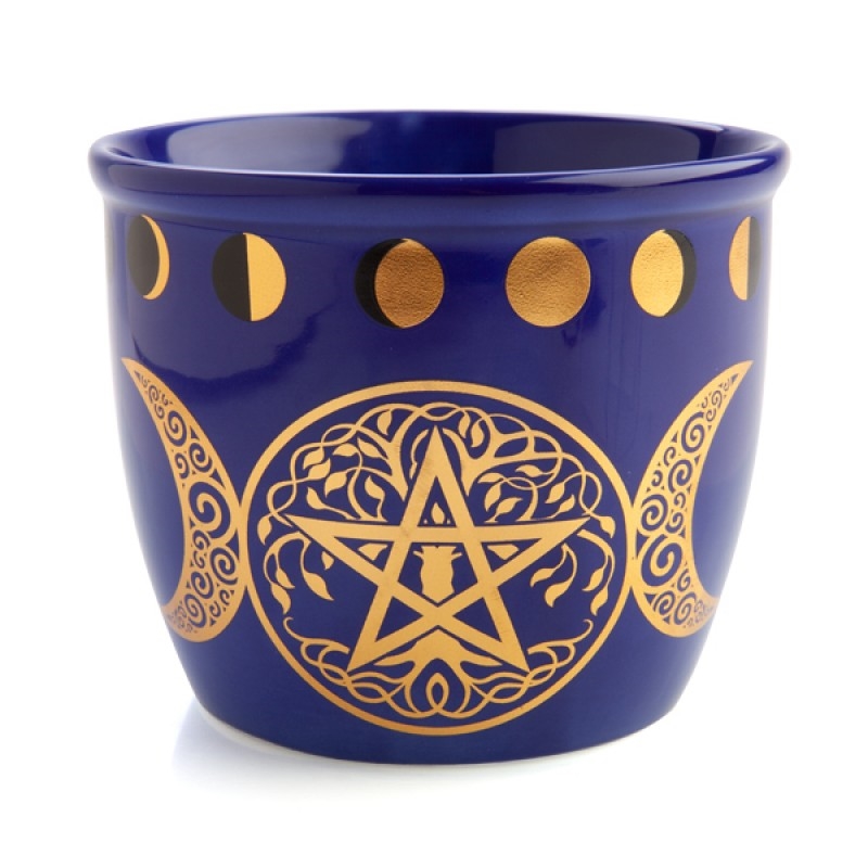 Wild Scents Pentacle Ceramic Smudge Bowl | Homewares
