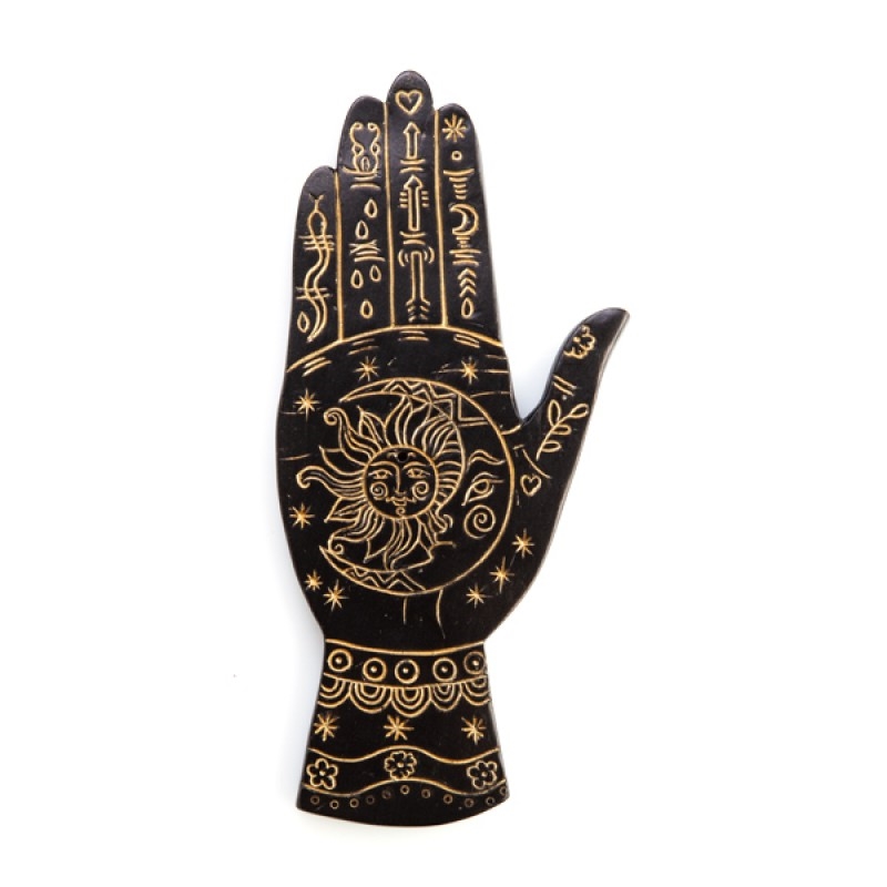 Gold Palmistry Incense Burner/Product Detail/Burners and Incense