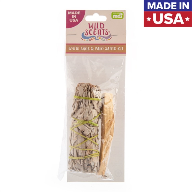 Wild Scents White Sage & Palo Santo Kit/Product Detail/Burners and Incense
