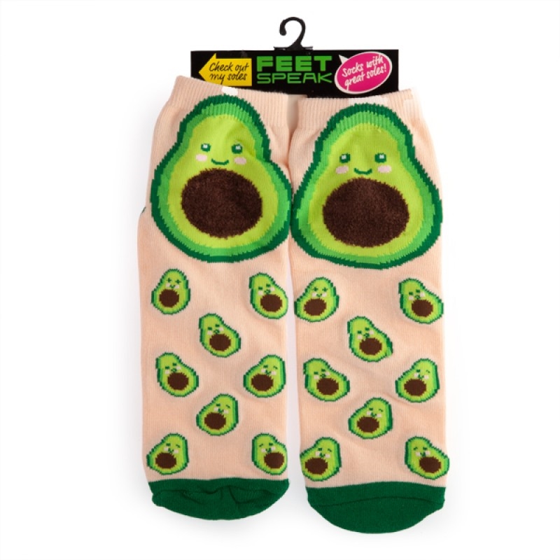 Avocado Feet Speak Socks/Product Detail/Socks
