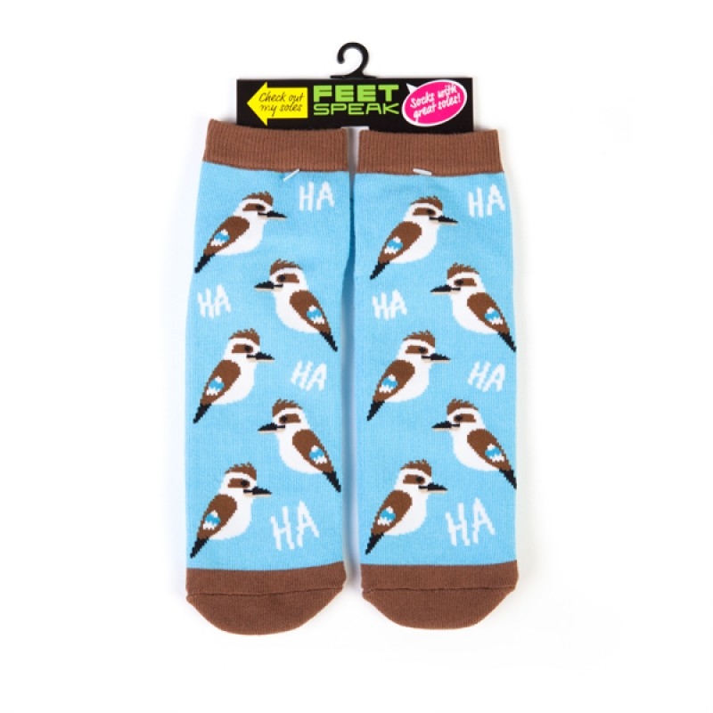 Kookaburra Feet Speak Socks/Product Detail/Socks