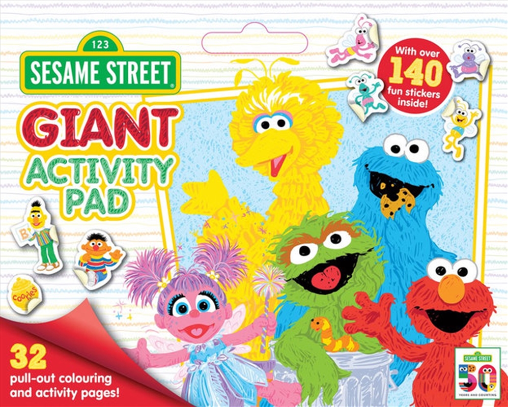 Buy Sesame Street Giant Activity Pad by Sesame Street, Books Sanity