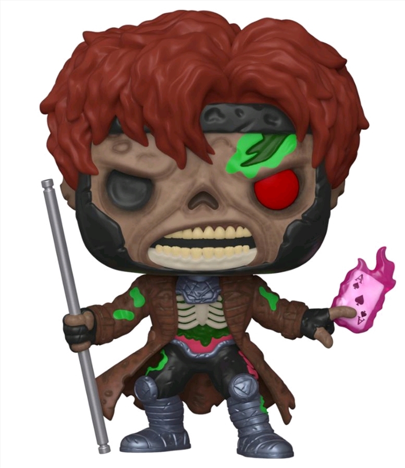 Marvel Zombies - Gambit Glow US Exclusive Pop! Vinyl [RS]/Product Detail/Standard Pop Vinyl