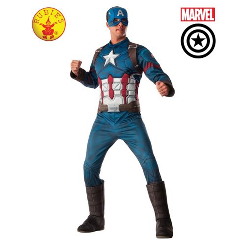 Captain America Deluxe: Xl/Product Detail/Costumes