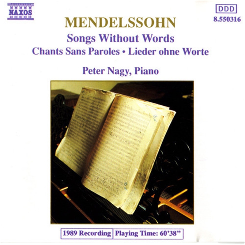 Mendelssohn: Songs Without Words/Product Detail/Classical