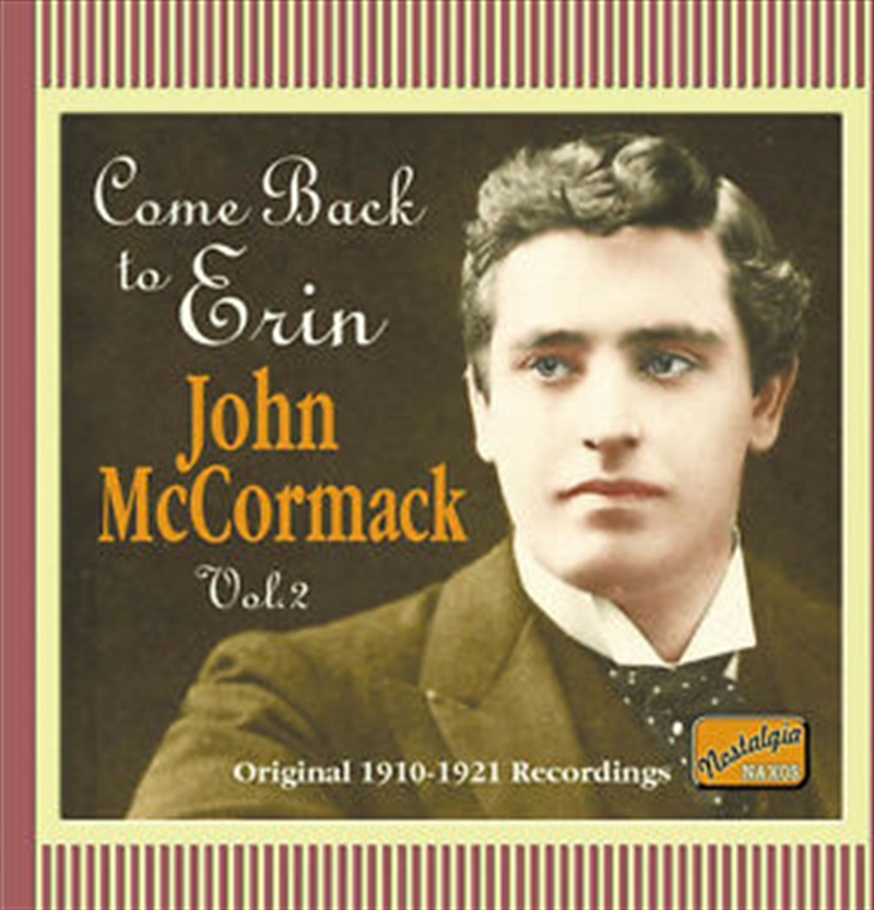 Mccormack: V2 Come Back To Erin/Product Detail/Easy Listening