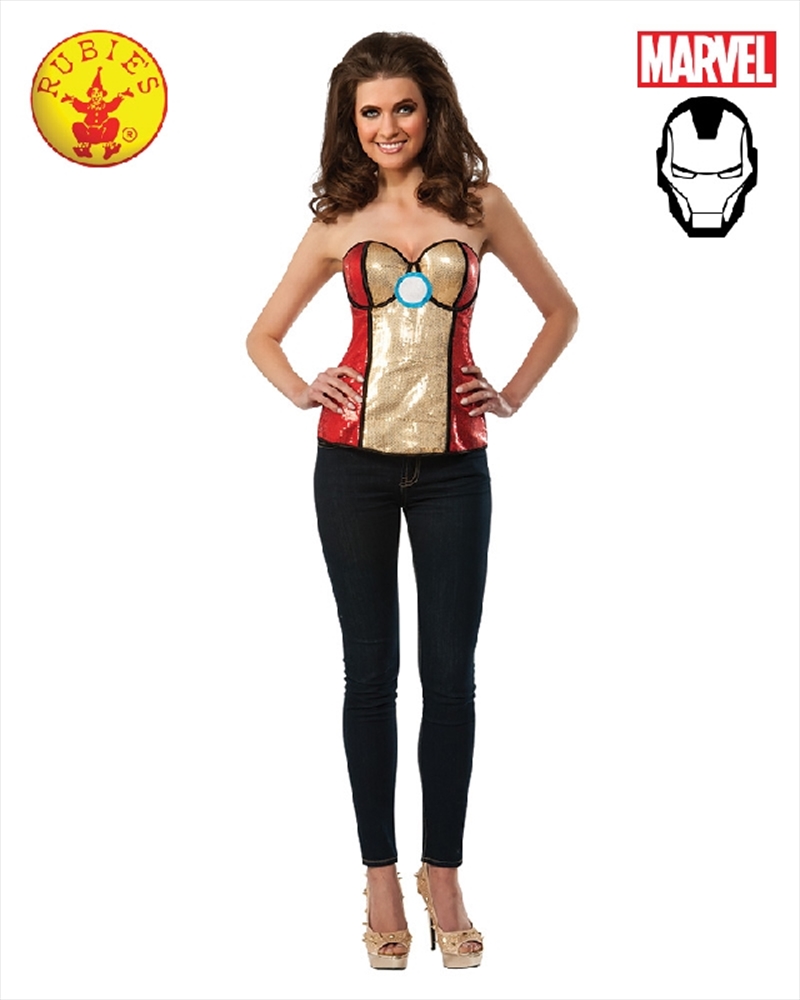 Avengers Iron Rescue Sequined Corset Costume: S/Product Detail/Costumes