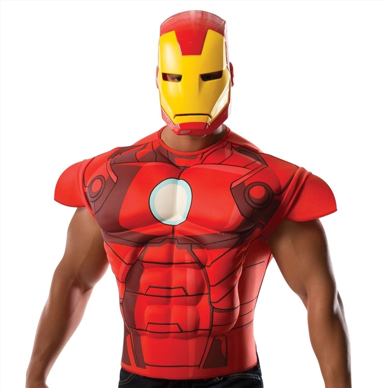 Avengers Ironman M/C Shirt Costume: Size Std/Product Detail/Costumes