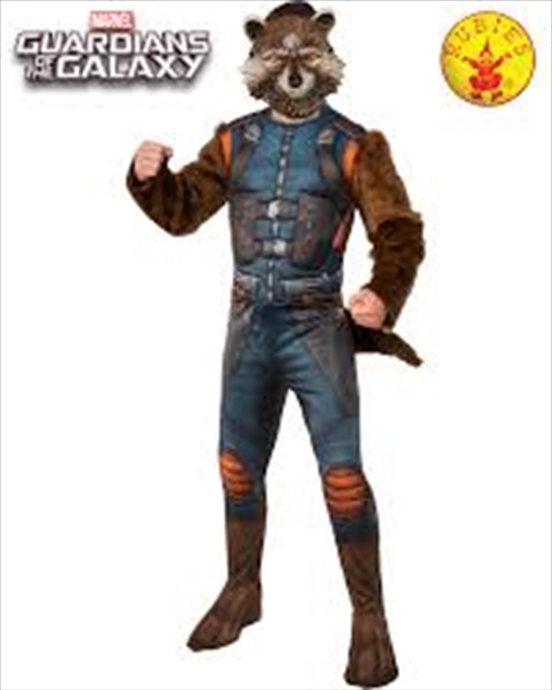 Avengers Rocket Raccoon Deluxe Costume: Size XL | Apparel