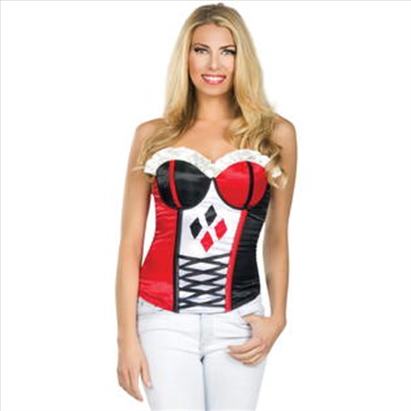 Justice League Harley Quinn Corset Costume: Size M/Product Detail/Costumes