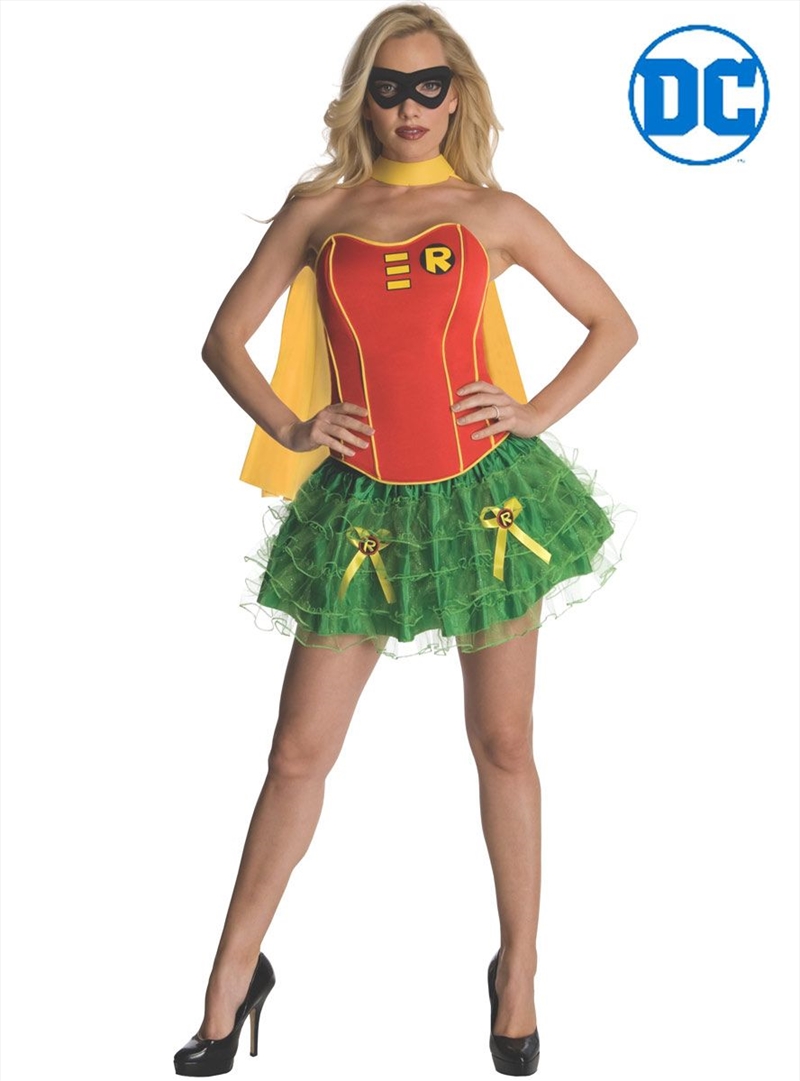 Justice League Robin Secret Wishes Skirt Costume: M | Apparel