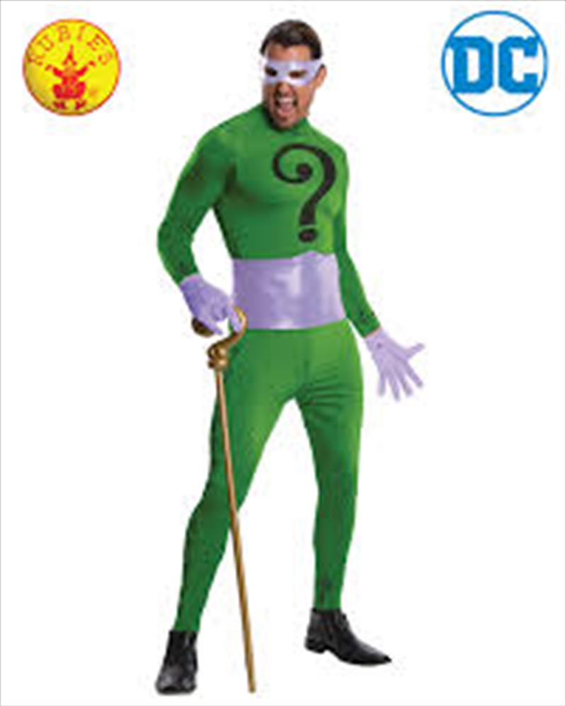 Justice League Riddler Collector Edn Costume: XL | Apparel