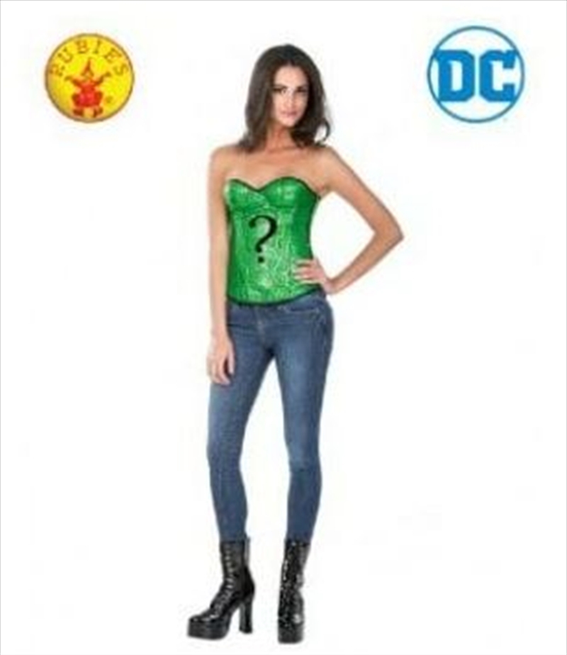 Batman The Riddler Green Sequin Adult Corset - L/Product Detail/Costumes