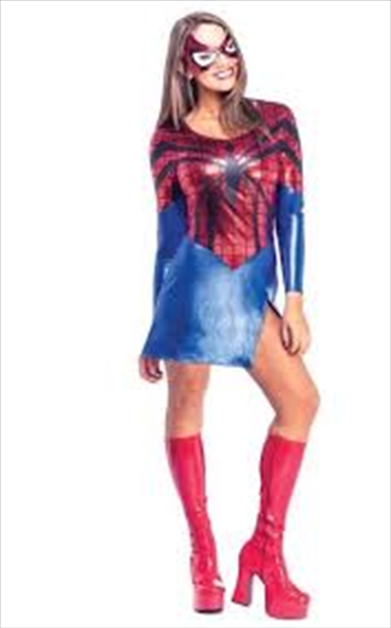 Spidergirl Dress And Mask Costume: M/Product Detail/Costumes