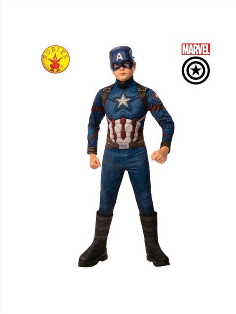 Captain America Deluxe Costume: Size 6-8/Product Detail/Costumes