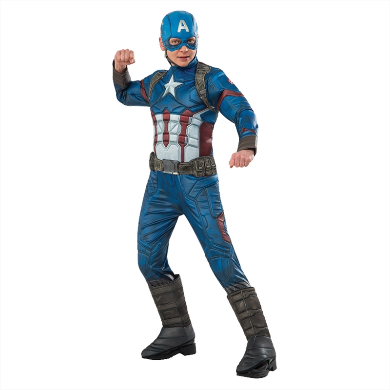 Captain America Premium Costume: Size 6-8/Product Detail/Costumes