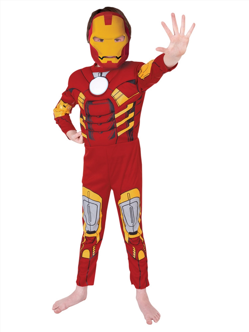 Avengers Iron Man Deluxe Costume: Size 3-5 | Apparel