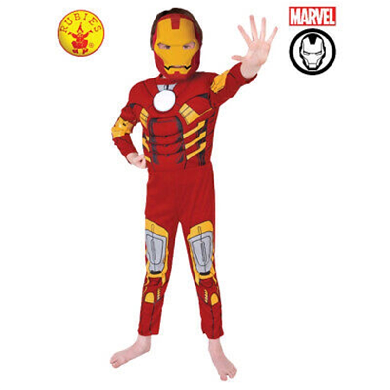 Avengers Iron Man Deluxe Costume: Size 6-8 | Apparel