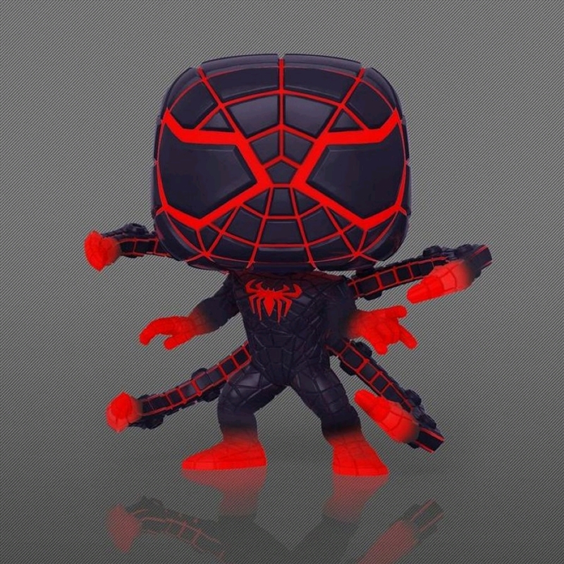 Marvel's SpiderMan: Miles Morales - Programmable Matter Suit Glow US Exclusive Pop! Vinyl [RS]/Product Detail/Standard Pop Vinyl