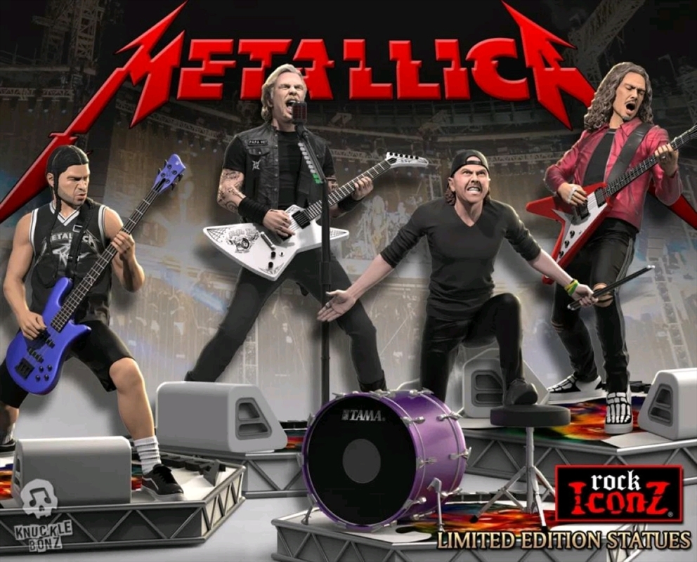 Metallica - Rock Iconz Statue Set of 4 | Merchandise